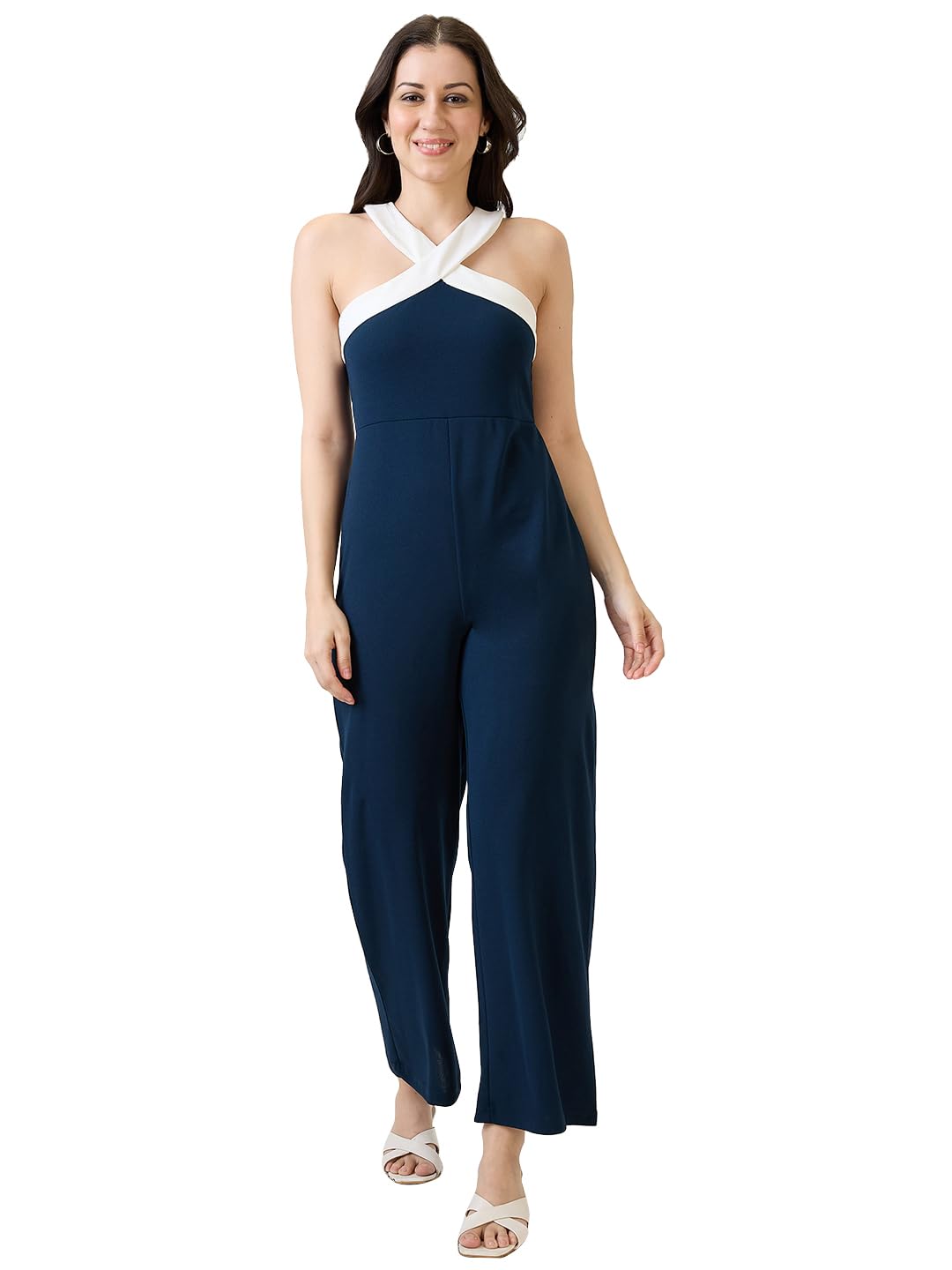 globus Women Halter Style Back Neck Party Jumspuit-picture-49