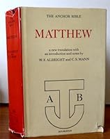The Anchor Bible Matthew No. 26 A New Translation With Introduction and Commentary B00F9M7UXY Book Cover