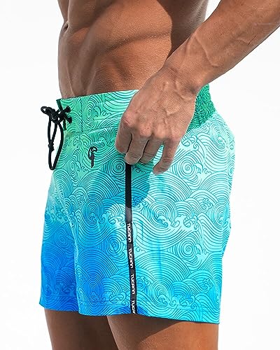 Tucann Faded Waves Blue Lagoon - 3"3