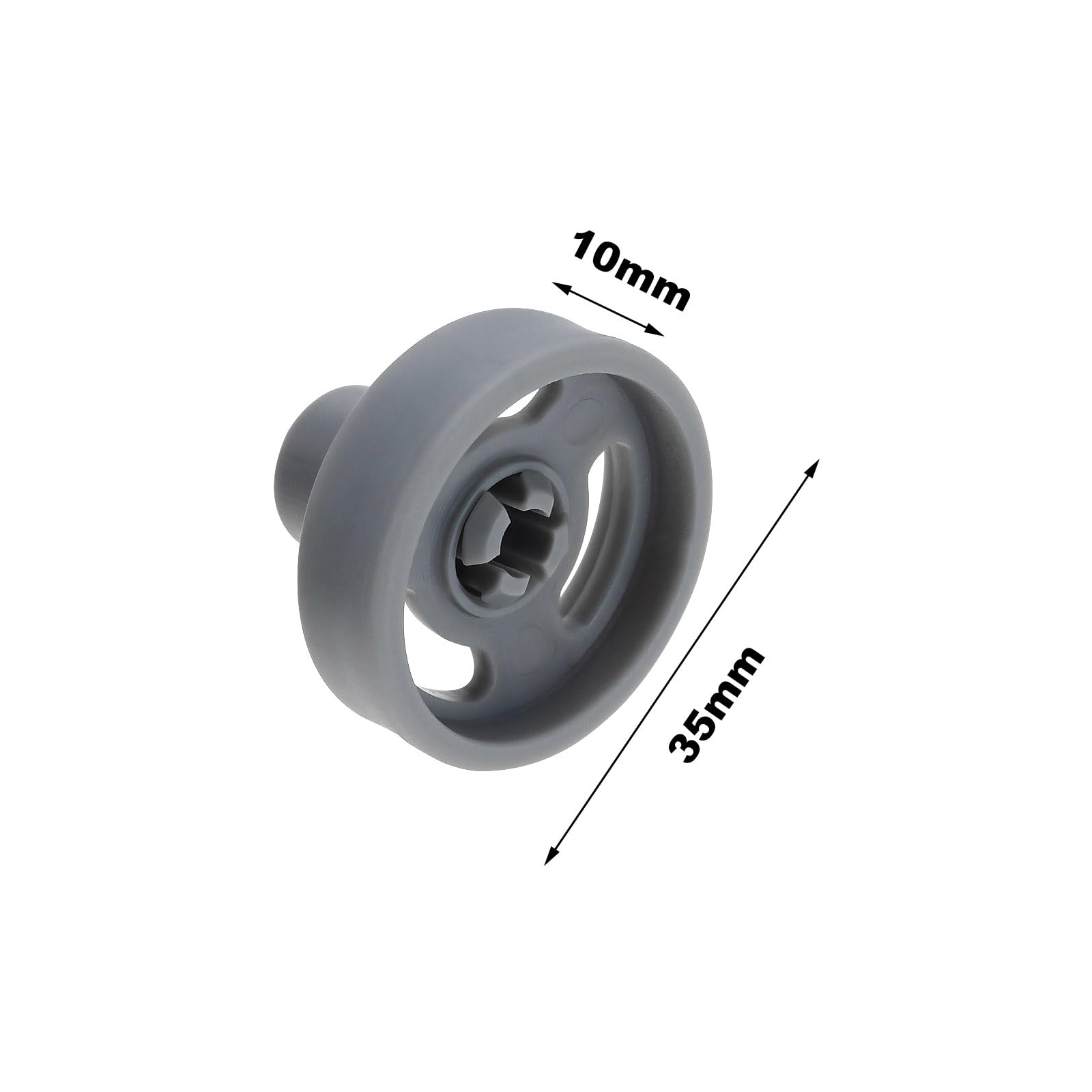 8 sztuk zmywarki kosz na sztućce dolne koło rolkowe WD12X10231 zmywarka kosz na sztućce dolne koło rolkowe 1263942 AP3994981 PS1481883 Koło koszowe do zmywarki