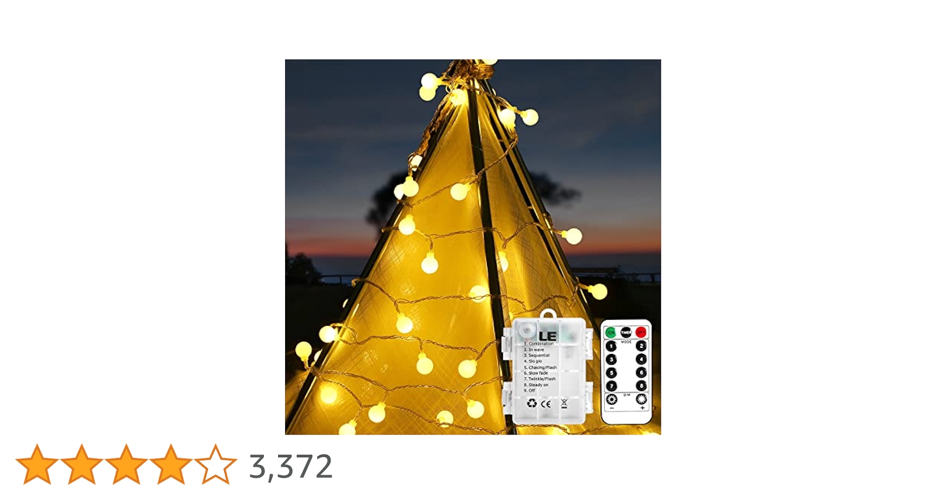 Amazon.co.jp: Lighting EVER イルミネーションライト led