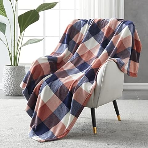 SOCHOW Coral Pink Flannel Fleece Blanket Cover