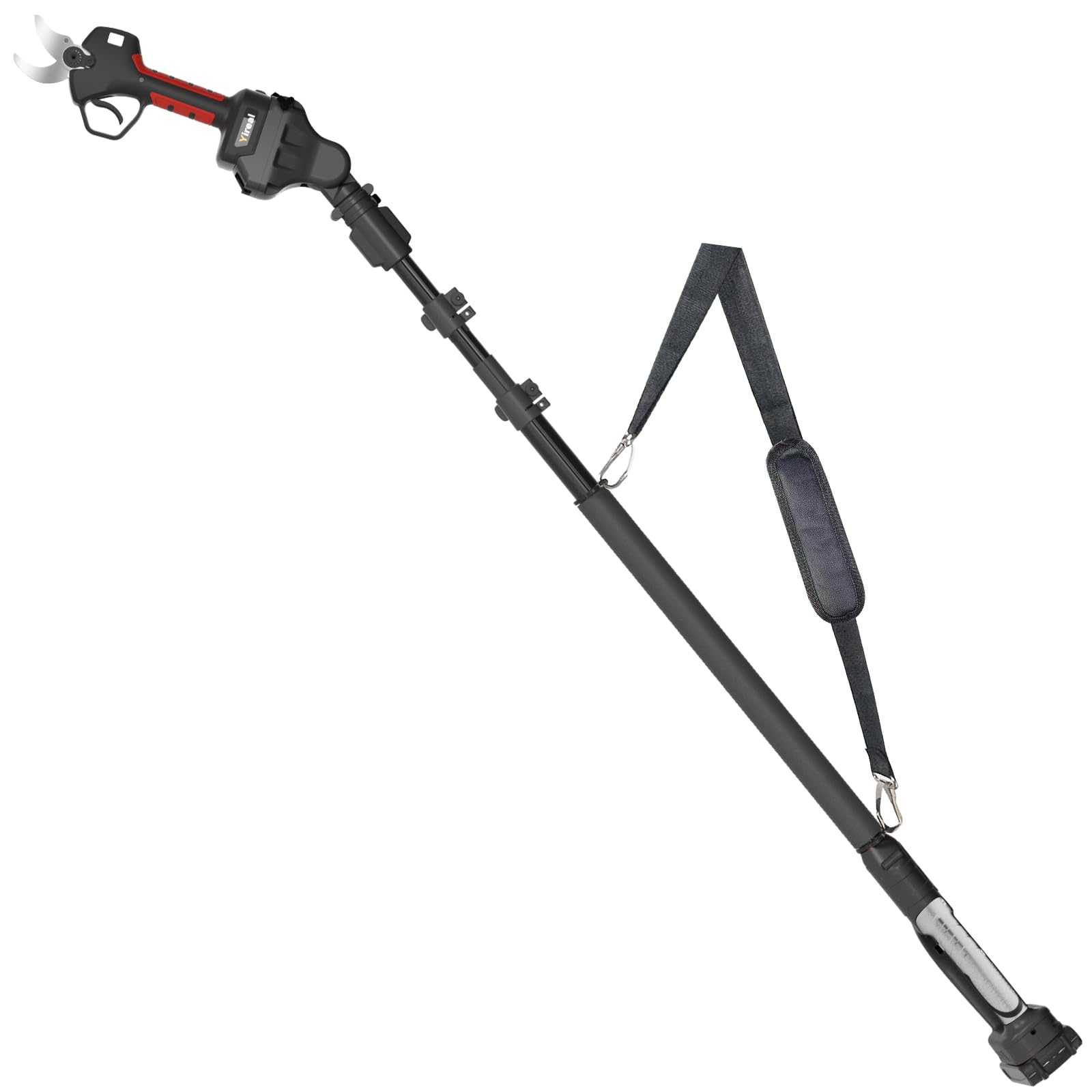 高枝切りはさみ　剪定はさみ　延長　延長ポール　バッテリー式　二重ロック Amazon | Yireal 電動剪定バサミの延長ポール 高枝切り延長