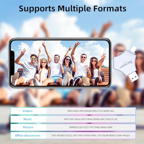 Techkey MFi 256GB 3-in-1