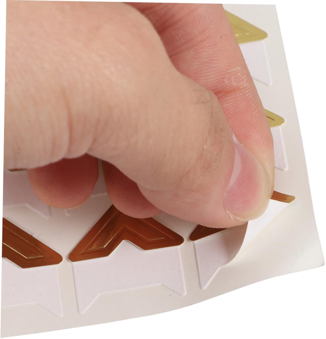 10Sheets Golden Self Adhesive Photo Corners Decorative Stickers for Scrapbooking Journals DIY Photo Albums Elegant Finish Versatile Use for Memory Books