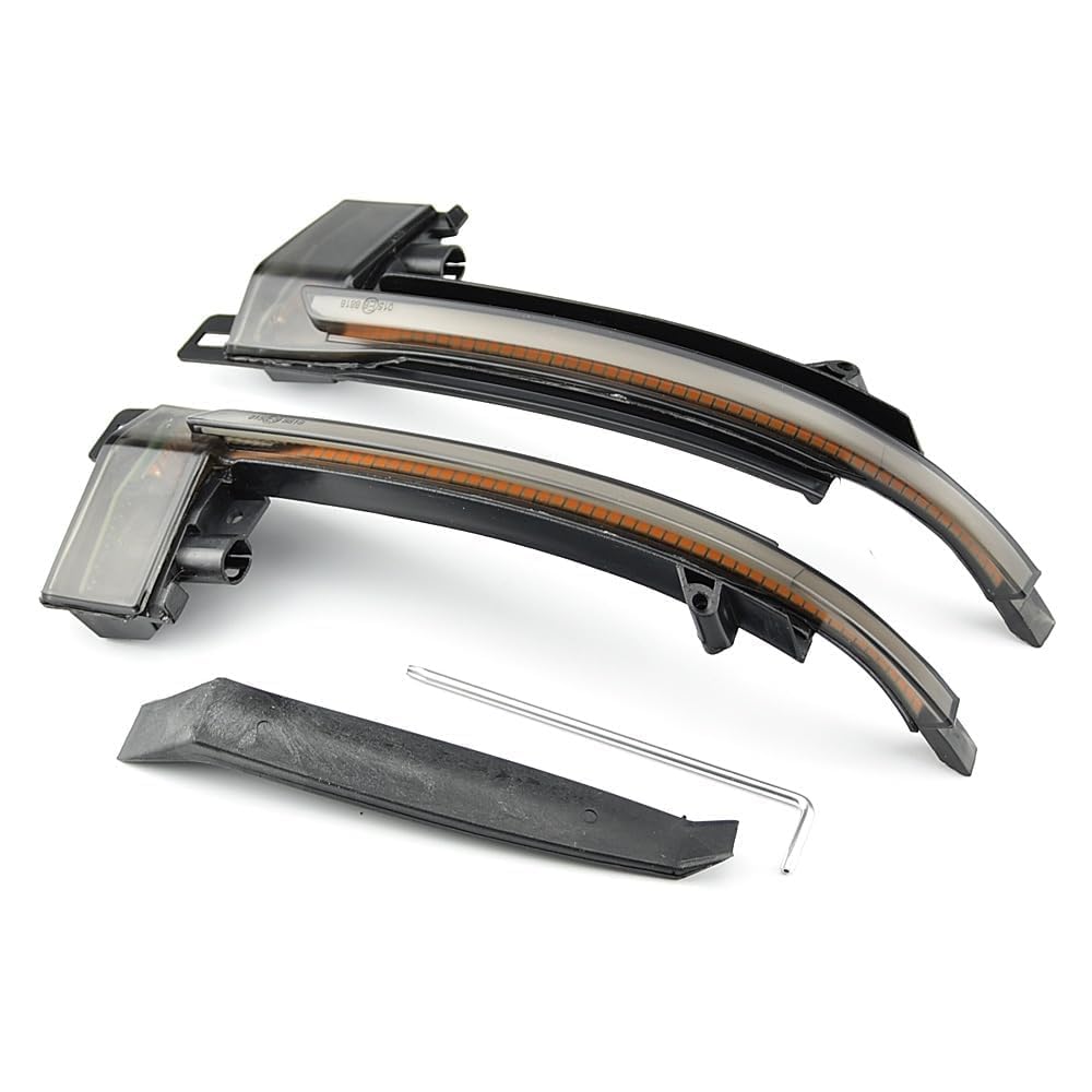 Auto Seite Rückspiegel Blinker Licht für Audi A4 A5 B8.5 RS5 RS3 A3 8P B8 Q3 S4 A4L S5 S6 A6L C6 Autoseite Anzeigeleuchte Spiegelblinker Außenspiegel Blinker Zubehör Auto-Rückspiegel-Blinker