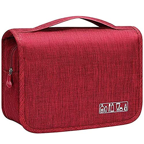 Qinntono Neceser de viagem para mulheres e homens, organizador de produtos de higiene pessoal de viagem, kit Dopp, bolsa de cosméticos de maquilhagem impermeável, bolsa de barbear para acessórios,,