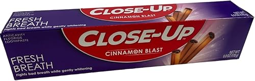Miniatura 2 de Close-Up anticavity flúor pasta dental, freshening Rojo Gel de ráfaga de canela 6 oz, 3 Pack by Close-Up