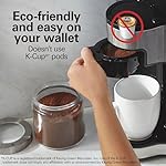 Hamilton Beach 2-Way 12 Cup Programmable Drip Coffee Maker & Single Serve Machine, Glass Carafe, Auto Pause and Pour, Black (49980R) - Image 4