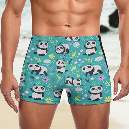 Boxer de bain homme panda mignon coupe anti-irritation - 5
