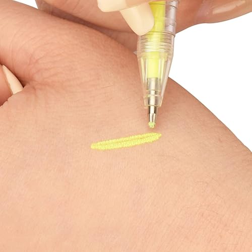 Miniatura 5 de HEALLILY Rotulador microblading de cejas con recargas Pluma Marcador de piel Bordado Ceja Permanente Posición Mapeo Marca Herramienta