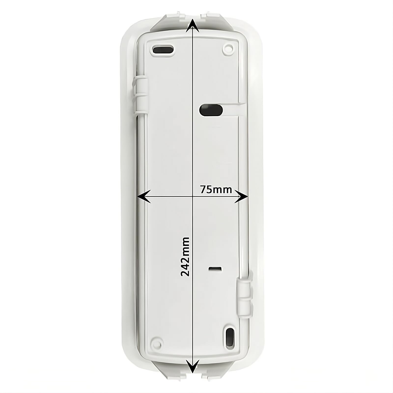 FactorLED Luz de Emergencia Pared LED, 4W (40W), Incluye Kit de Techo, superficie o Empotrable, función AutoTest, 3 horas de autonomía, IP20, Batería 3.6V 1800mA, Luz fría 6500K (91781, 1)