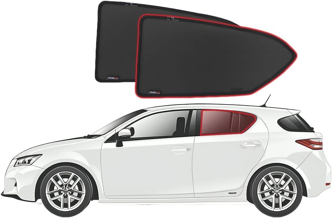Snap Shades for Lexus CT 200H Car Rear Window Shades (2011-2022)