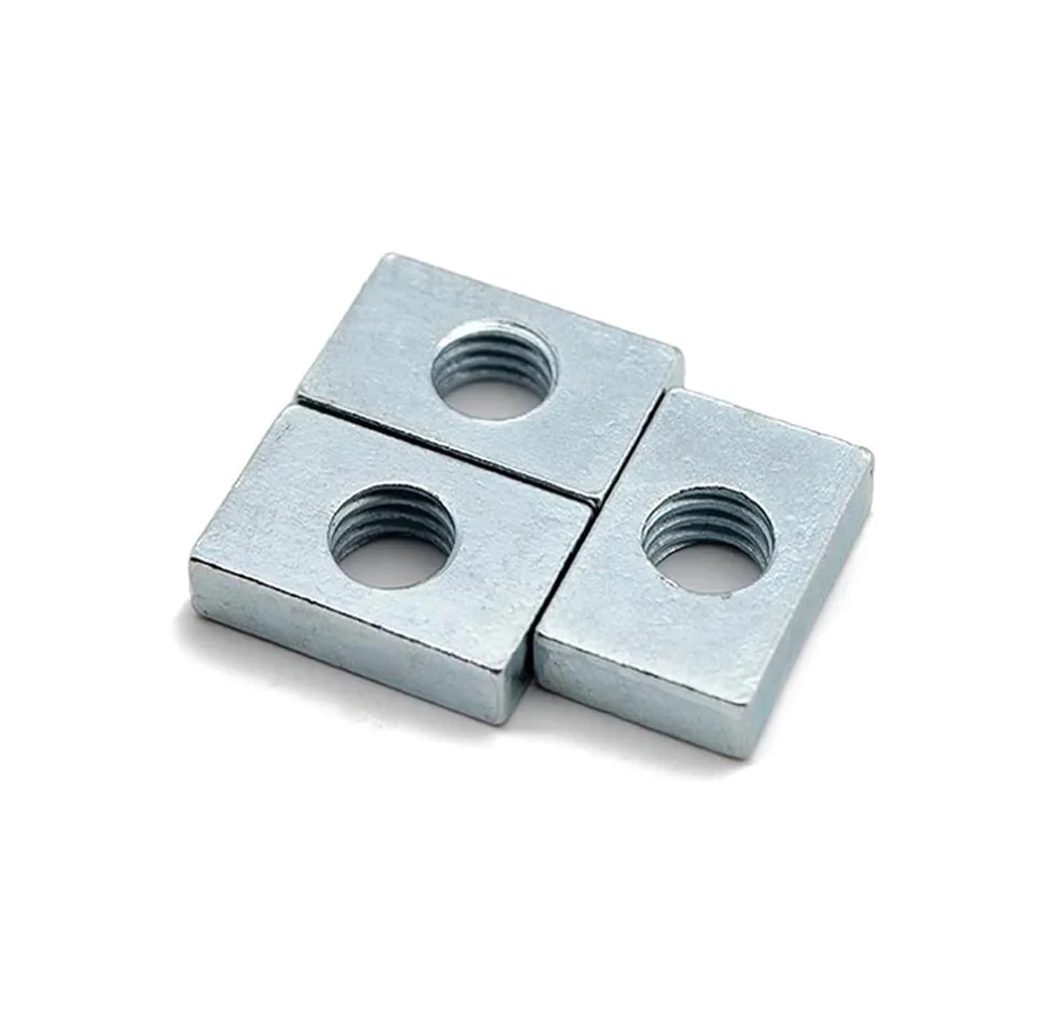M3 M4 M5 M6 M8 Aluminum Profile Square Nut Rectangular Nuts GB39 Accessory Slider Block Thin Carbon Steel Countersunk Nut 100pcs (Size : M6x20x10x3)