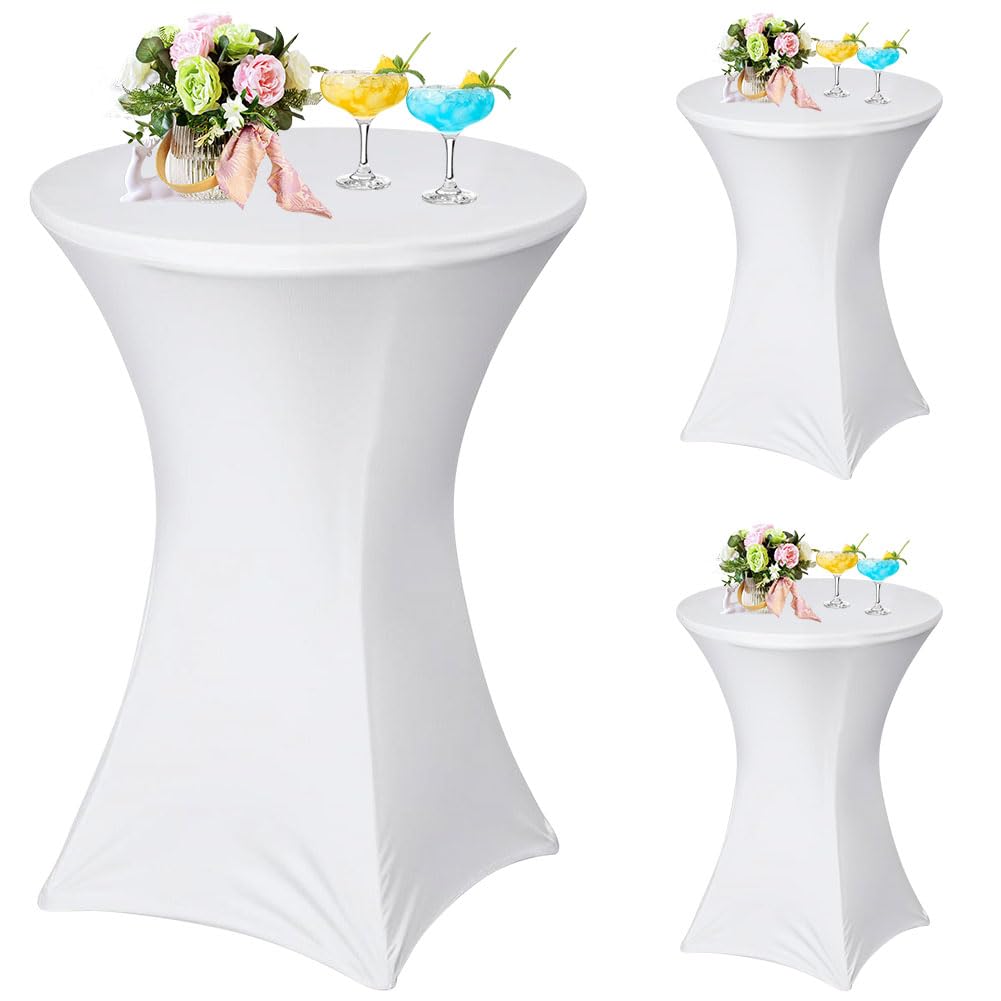 Tovaglia Elastica Cocktail 2 Pezzi per Bar Patio Matrimoni Banchetti Feste