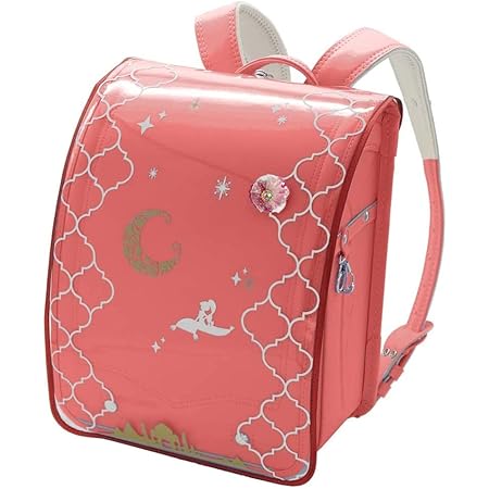 Amazon Co Jp ランドセルカバー 透明 女の子 おしゃれ アラビアン 縁メタリックレッド 入学祝い 小学生 プレゼント ランドセルのカバー デコらん 夜道で反射して光る シューズ バッグ