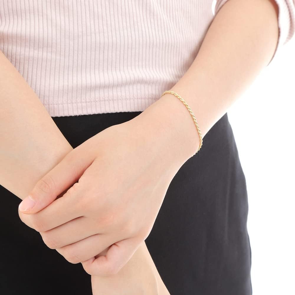 【新品】18金パイプロープブレスレット幅2.0mm長さ16cm品質証明書付K18 新品】18金パイプロープブレスレット幅2.0mm長さ18cm品質証明書付K18