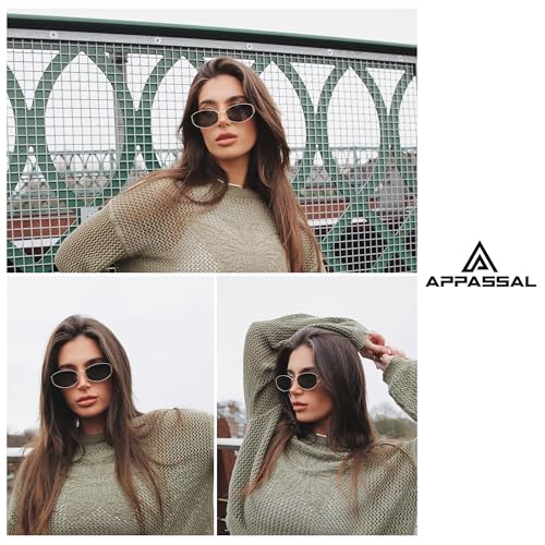 Retro Oval Sunglasses For Women Men Hexagonal Rectangle Metal Frame Sun Glasses AP3625