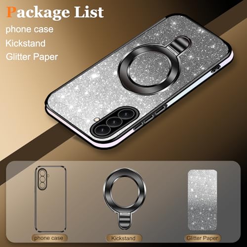 Coque Samsung Galaxy A56 MagSafe antichoc transparente et noire