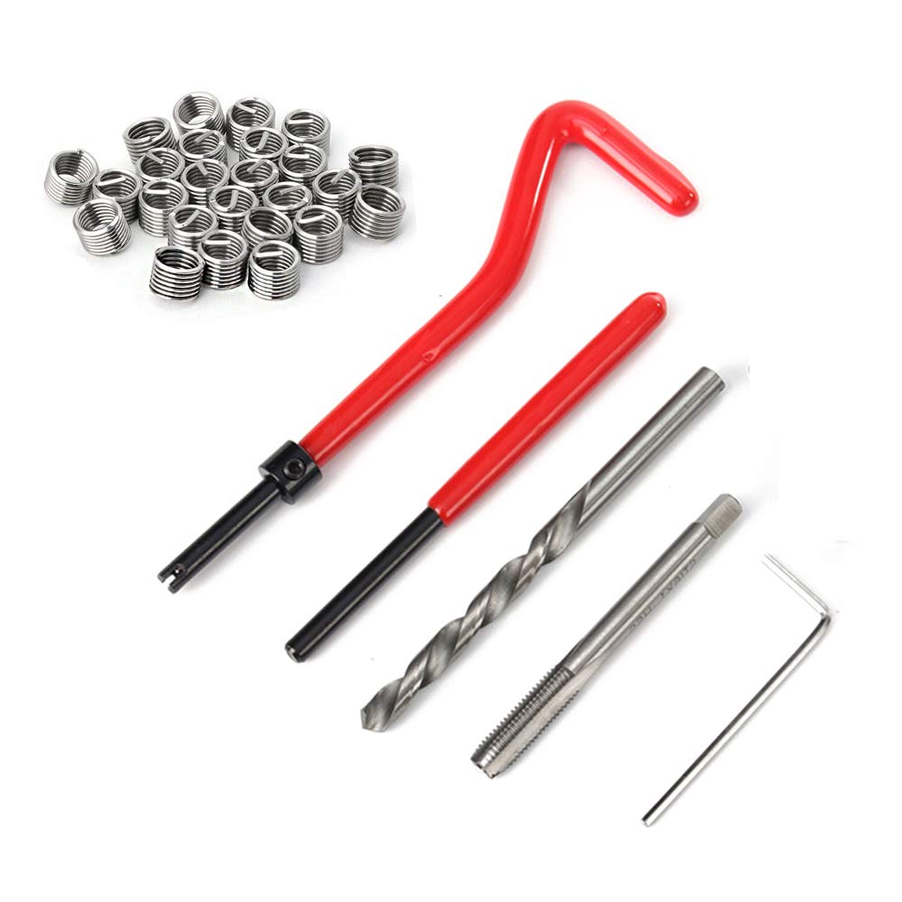 Zestaw naprawczy do gwintów ze stali nierdzewnej, zestaw do naprawy gwintów (M6 x 1,0 mm)