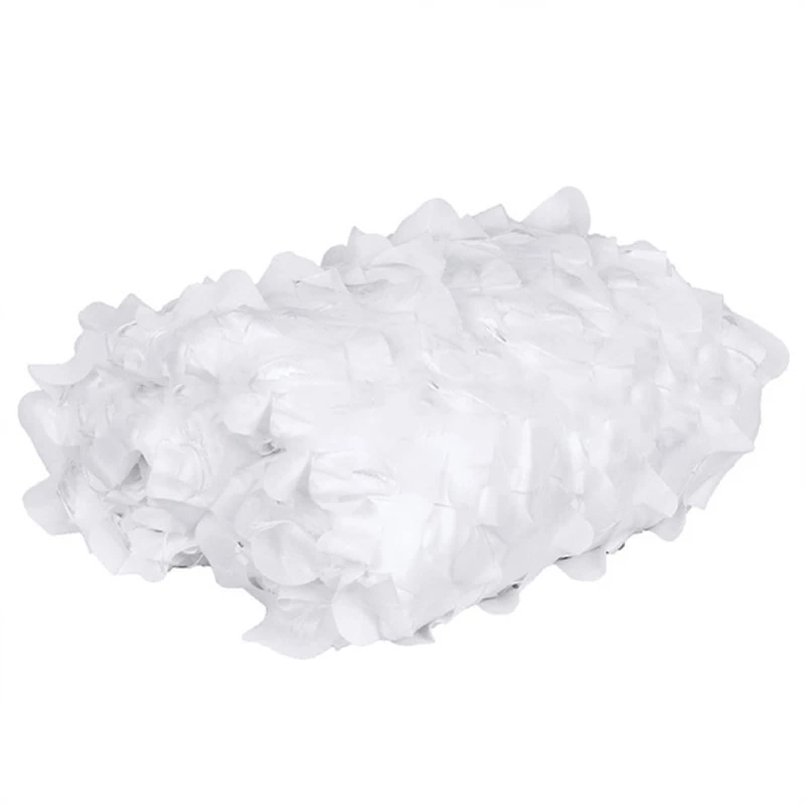 ANSNOW Camo Net for Indoor Decor 2Mx6M 4Mx4M 5Mx8M 6X10M 9X10M Lightweight Military Camouflage Nets Roll Christmas Party Pool Netting Sun Shade, White/1.5 * 1M