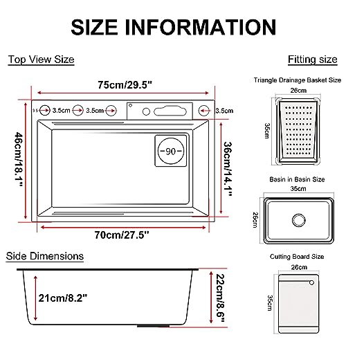 Lavello da cucina, lavello a cascata nano