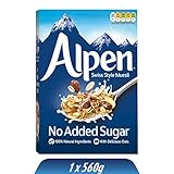 El empaque puede variar Weetabix Alpen Cereales sin azúcar 560 g, 1er Pack (1 x 560 g)