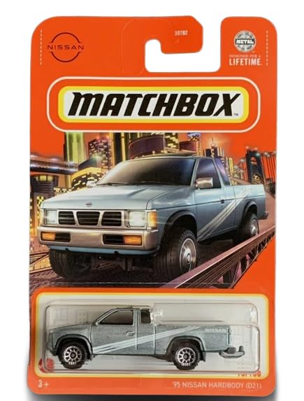 Amazon.com: Matchbox Nissan Hardbody (D21) Silver Diecast Truck