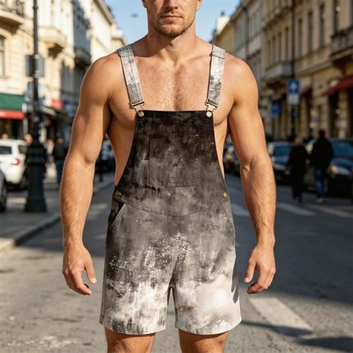 Mono de verano para hombre informal y ligero transpirable con estampado original 3