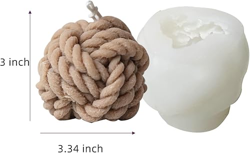 Miniatura 4 de Moldes de vela  Molde de silicona para hacer velas, moldes 3D de bricolaje para cera de soja, cera de abejas, vela perfumada, regalos del día de San