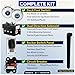 Five Oceans Vertical Windlass Kit – 12V DC Boat Anchor Windlass with Solenoid, Circuit Breaker, Up/Down Foot Switch & Rocker Switch (1000 Watts Windlass Kit + Anchor Rode (Option 2))