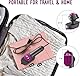 Mini Reisebügeleisen Steamer Dampfglätter, HOME 2 into 1 Reise Gadgets Tragbares Reisebügeleisen Handgehaltene Bügelmaschine Nass und Trocken, Mini Bügeleisen Hemdenbügler mit 60 ml Wassertank