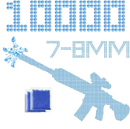 SUPER TOY 10,000 Gel Blaster Gun Ammo Refills for Kids Boys Age 10+ Years & Above