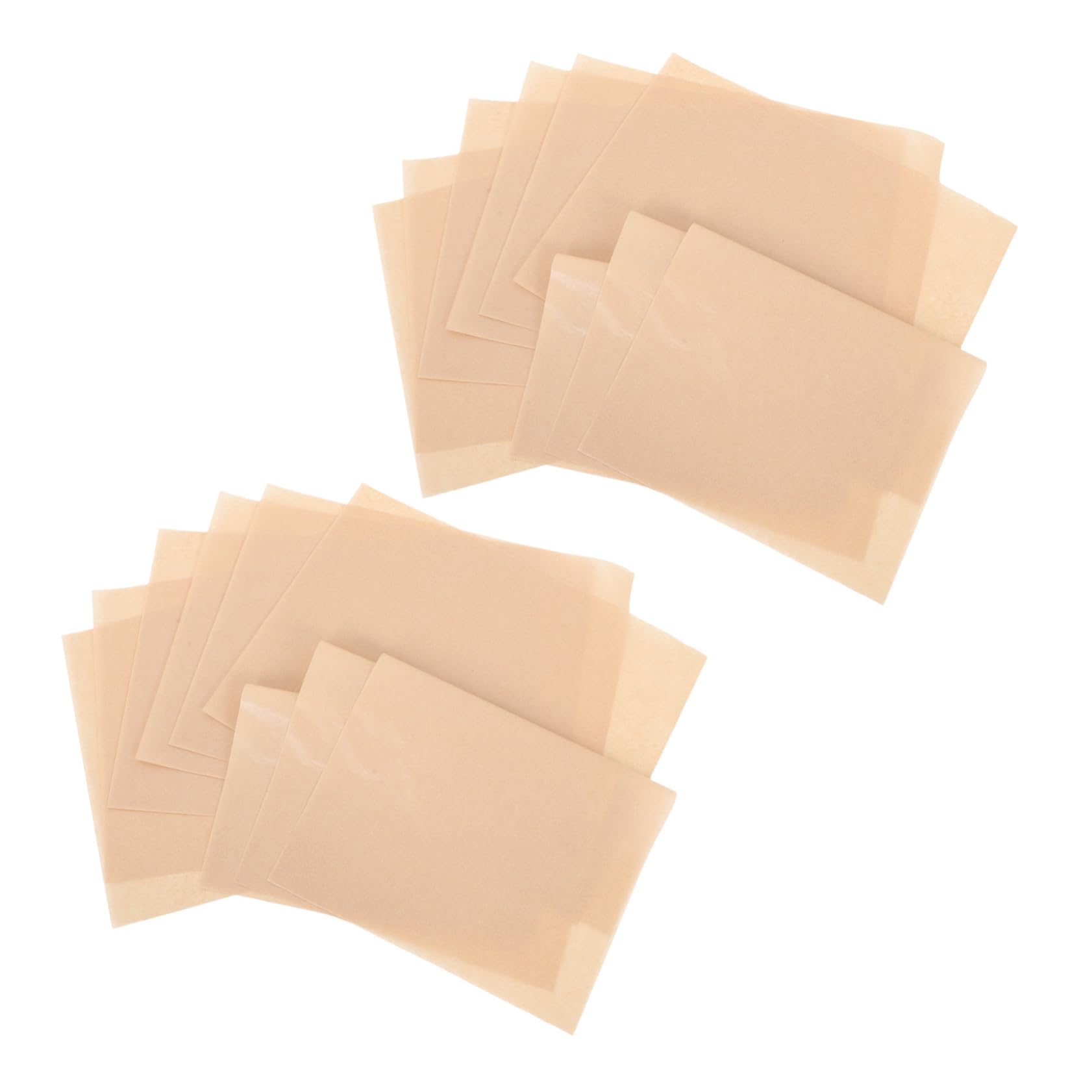 ABOOFAN 300 Stck. Silikonpapier backen Pergamentpapier zum Kochen Wiederverwendbarer Ofenauskleidung BBQ Pergament Liner Dampfablett -Liner ungebleichtes Pergamentpapier Hellbraun