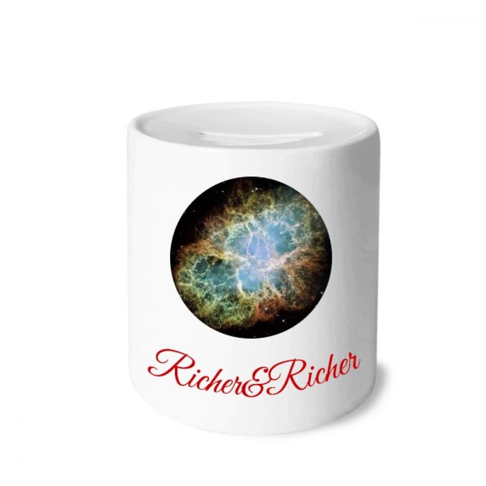 Amazon.com: Universe Space Mystery Nebula Rich and Rich Bank Saving Box  Coin : Toys & Games