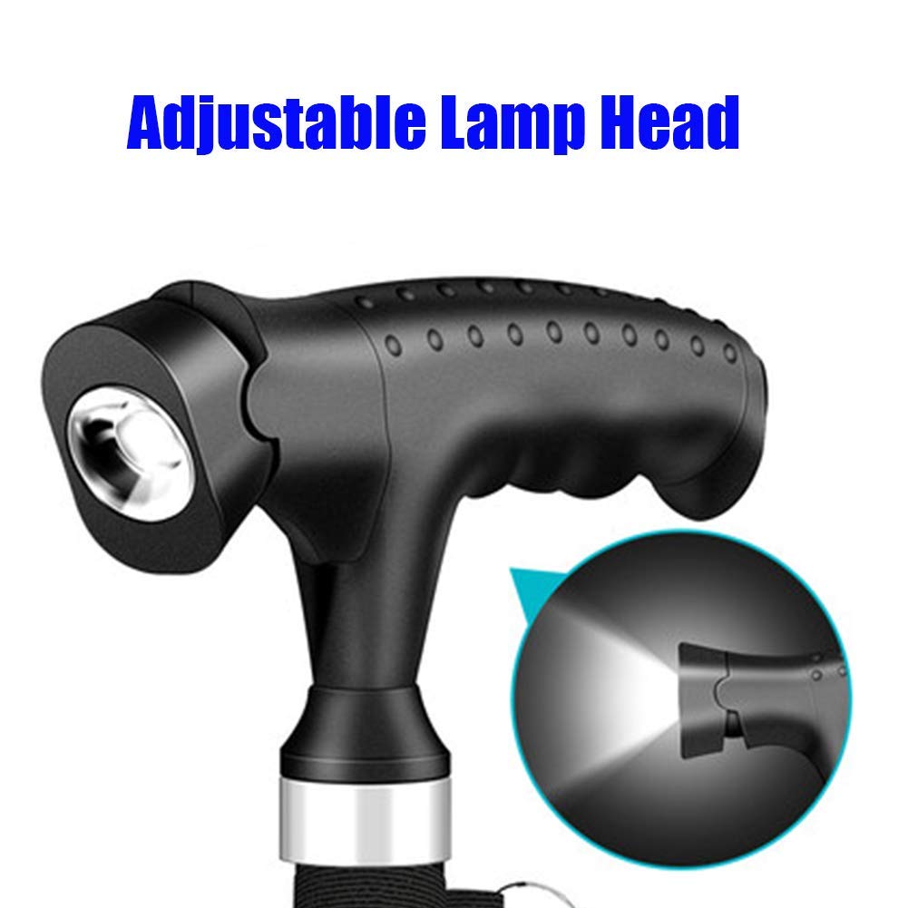 Bastoni da passeggio da donna con luce LED ad altezza regolabile con 2 basi antiscivolo Interesting