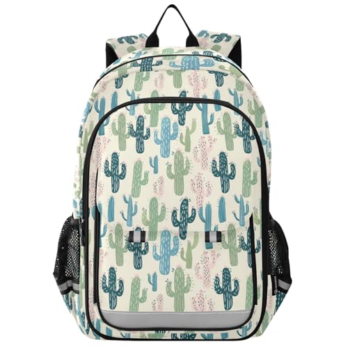 kids princess backpack 8-12: modern bookbags for high school in assorted colors - Cactus