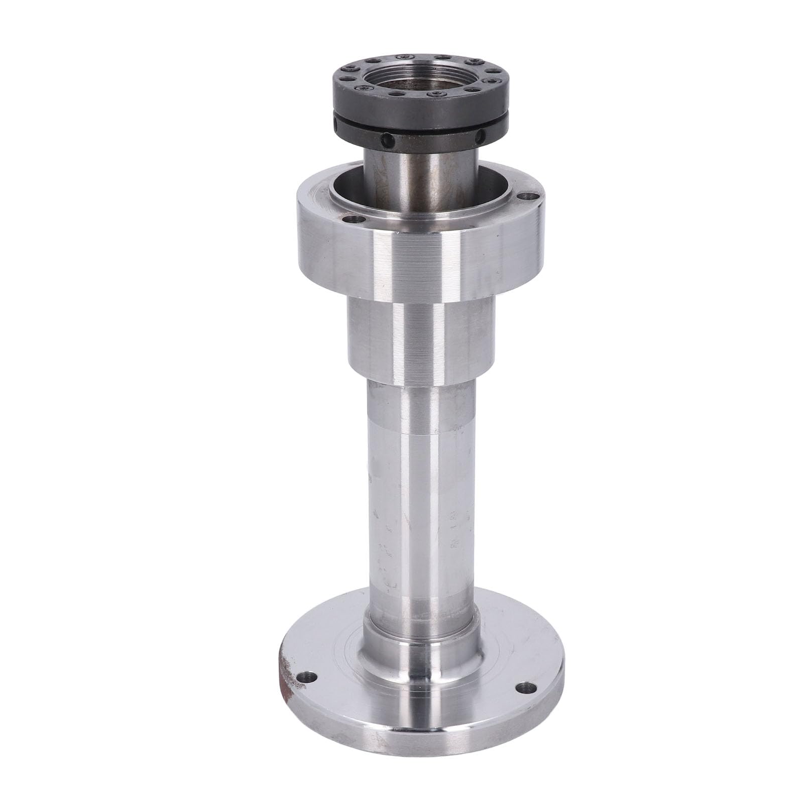 Wakects Wrzeciono Tokarki Nr 45 Stalowe Wrzeciono z Podwójnym Uchwytem 275 Mm Część Zamienna z Dwiema Nakrętkami Blokującymi do Modyfikacji Mini Tokarki do WM 210 MX 210 8x16 220x400 220x600