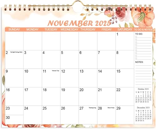 Calendario 2024-2025 Calendario de pared del 24 de mayo a junio de 2025, calendario de pared mensual de 14 con papel de 140 gsm para planificación