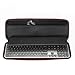 immagine 3RAIACE Custodia da Viaggio Rigida per Chiavi MX Logitech Tastiera illuminata Wireless avanzata, Custodia - Nero (Fodera Nero)