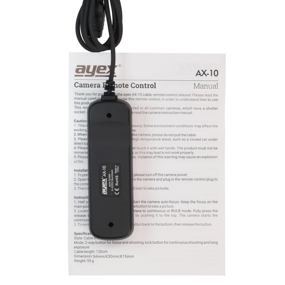 Telecomando Con Cavo Per Fotocamera Pentax - Modello AX-10 (E3), Senza Batteria - Foto 4