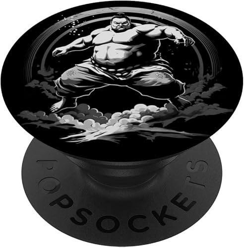 Sumo Wrestler Japan Sumo Fighter Wrestling Japanese Vintage PopSockets Standard PopGrip