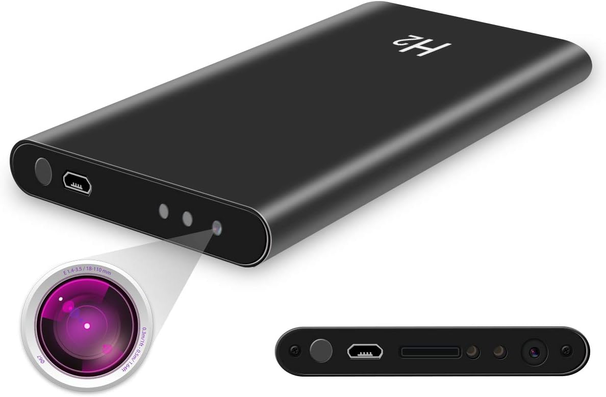 CAMAKT Hidden Camera, HD 1080P 5000mAh Portable Digital Power Bank Spy Camera, Long Time Video Recording with Loop Recording Wireless Security Nanny Cam for Home and Office, No WiFi Function.