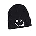 HUBGFEQ Autumn/Winter Warm Knitted Hat Halloween Grimace Embroidery Fashion Ear Protection Hip Hop Beanies-54-One Size