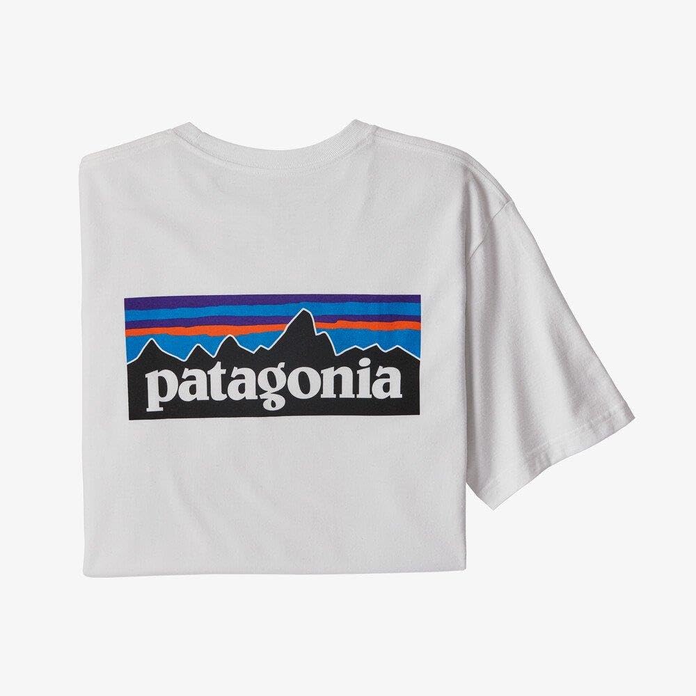 Patagonia 38504-WHI M's P-6 Logo Responsibili-Tee T-shirt Men's classic navy S
