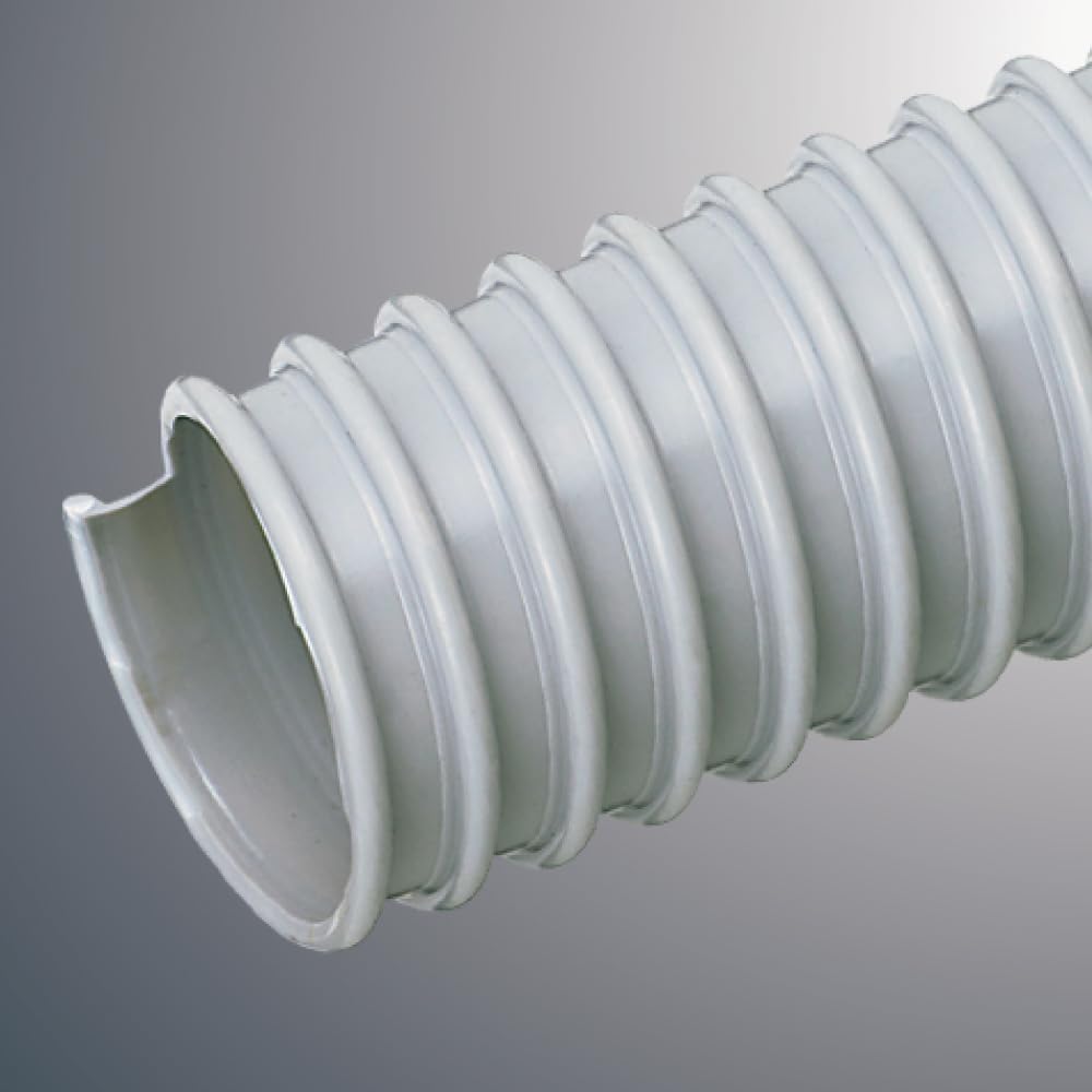 クラレ】AD-2型 グレー（左巻） / ダクトホース / 1M単位切り売り