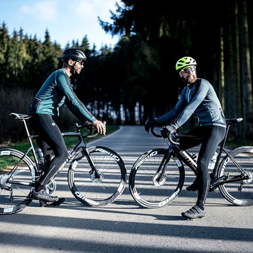 Rogelli Core Radlerhose Herren - Lange Fahrradhose Mit Trager - Schwarz - Größe XL