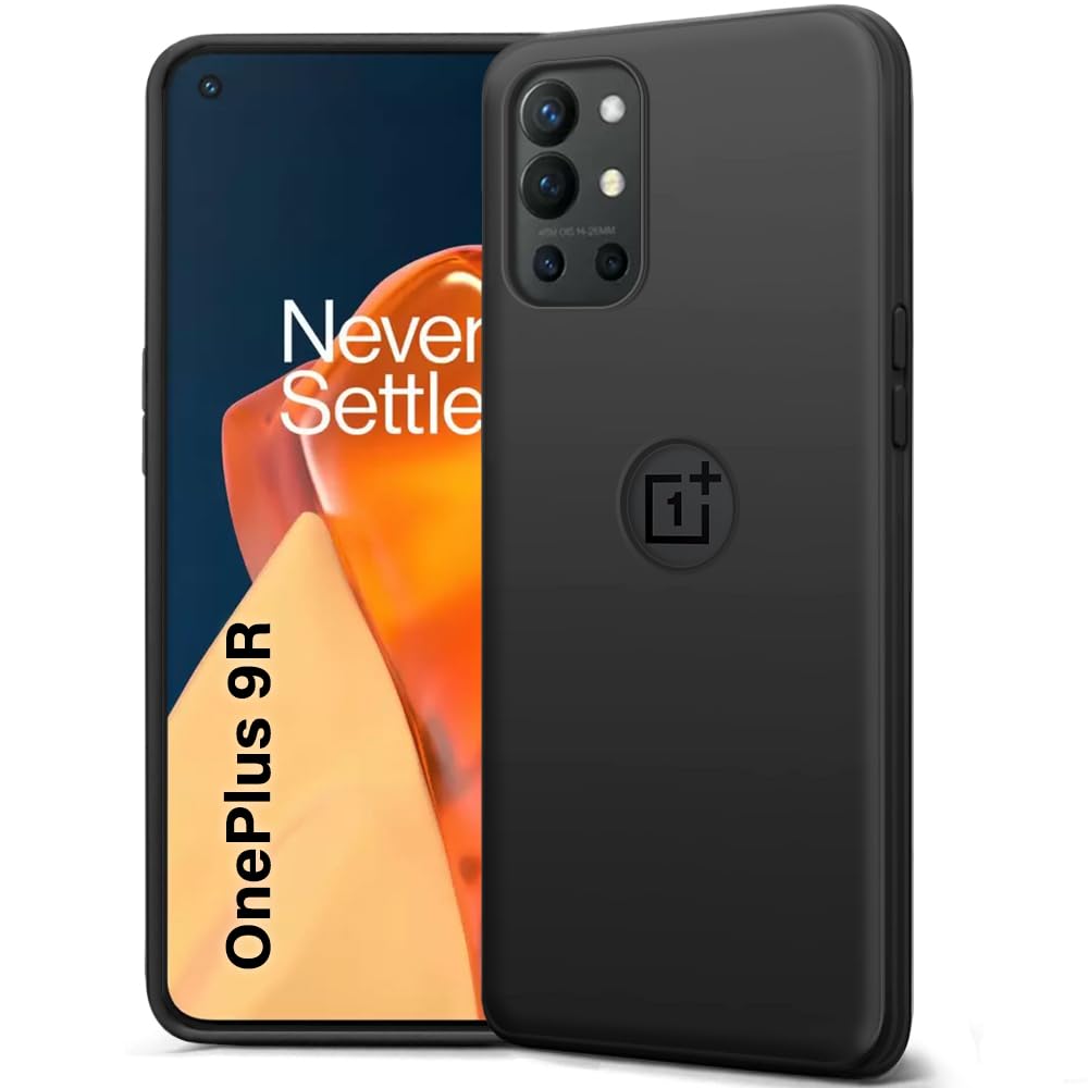 TheGiftKart Liquid Silicone Back Cover Case for OnePlus 9R 5G | Soft Micro-Fibre Lining Inside | Camera Protection Bump | Shockproof Back Cover for OnePlus 9R 5G (Silicone, Black) (B0CSX7LD13) Amazon Price History, Amazon Price Tracker