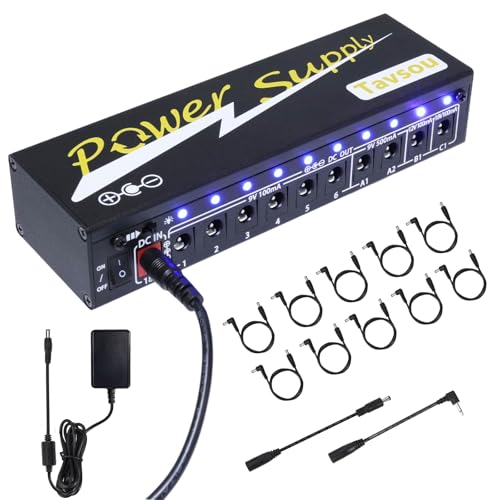 Power Supply for Guitar Effect Pedals 10 Output