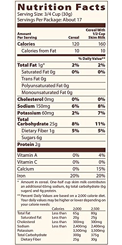 Mom's Best Oats And Honey Blend Cereal, Made With Whole Grain, Heart Healthy, No High Fructose Corn Syrup, Kosher, 18 Oz Box (Pack Of 14) #TOP4